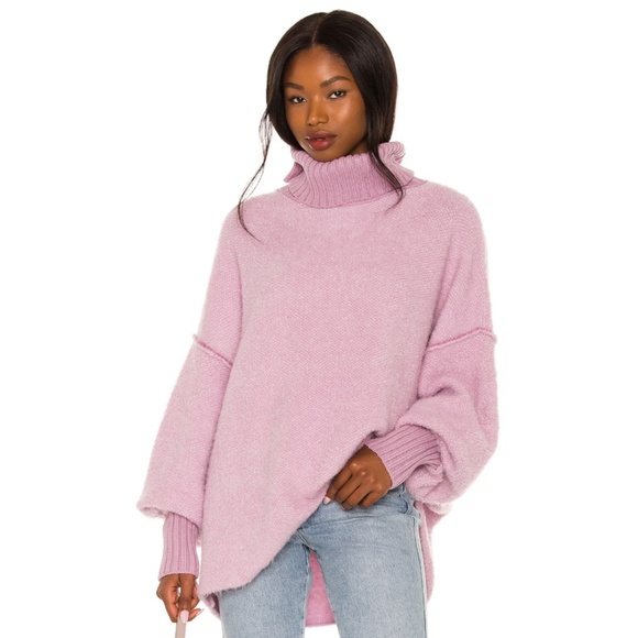 Free People Milo Pullover in Moonlit Orchid - Picture 1 of 6